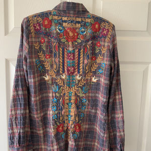 Johnny Was Snap Blouse